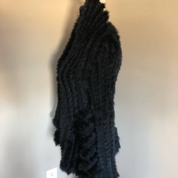 100% rabbit fur cardigan-Elliatt/Revolve exclusive - Picture 5 of 11